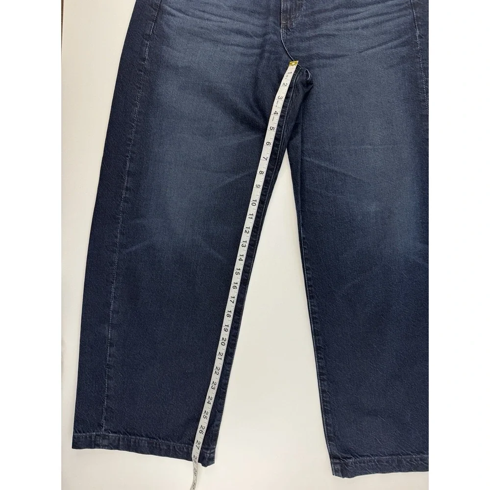 AG JEANS Hattie High Rise Barrel Jeans Japanese Fabric 29 Adriano Goldschmied